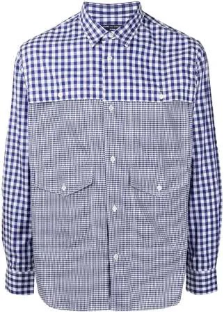 Comme Des Garçons Homme рубашка в технике пэчворк