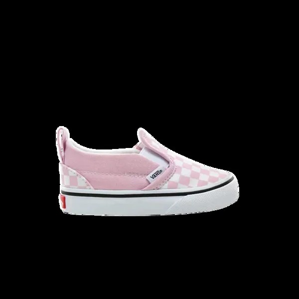 Кроссовки Slip-On Velcro Toddler Vans, розовый