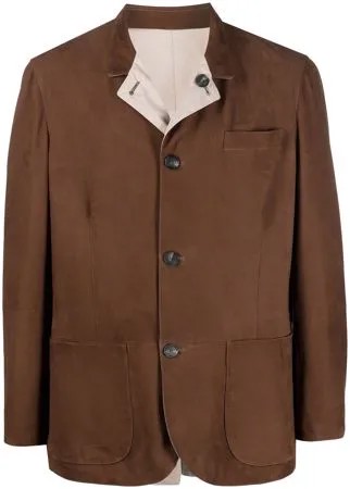 Brunello Cucinelli двусторонняя куртка на пуговицах