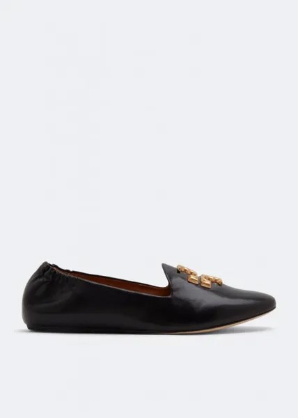 Лоферы TORY BURCH Eleanor loafers, черный