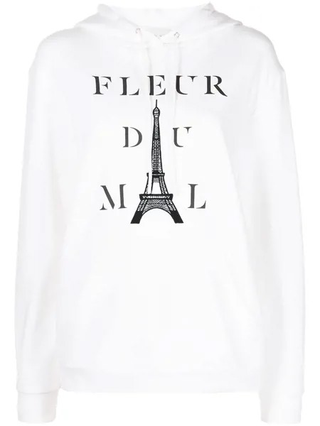 Fleur Du Mal худи Kiss Me In Paris с логотипом