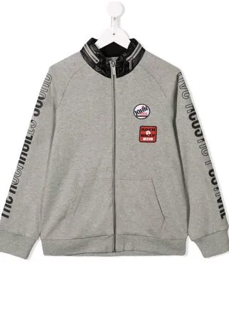 John Galliano Kids куртка-бомбер на молнии с логотипом
