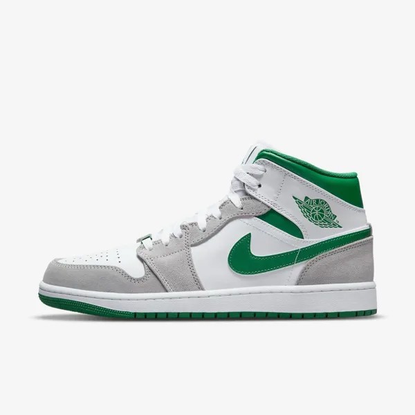 Кроссовки Nike Air Jordan 1 Mid SE Pine Green Light Smoke Grey DC7294-103