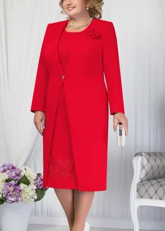 Костюм Ninele-2165 В цвете: Красный; Размеры: 56,58,60,52,54