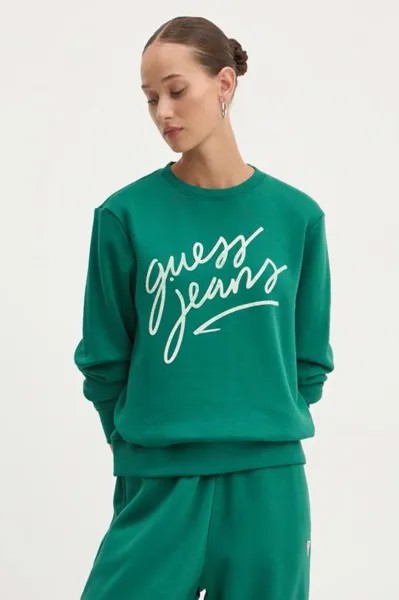 Толстовка Guess Jeans, зеленый