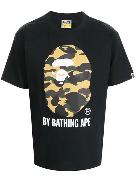 A BATHING APE® футболка Bape с камуфляжным принтом