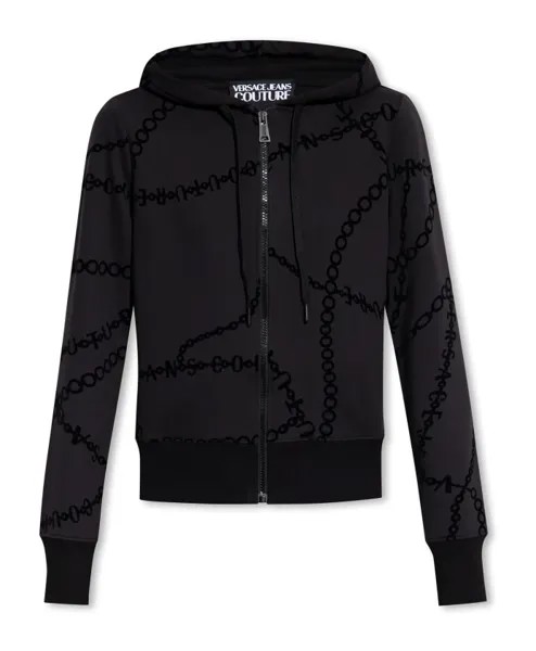 Толстовка на молнии Versace Jeans Couture, черный