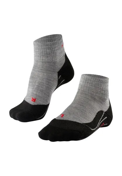 Трекинговые носки TK 5, набивные, из шерсти мериноса, для женщин FALKE, цвет Light Grey