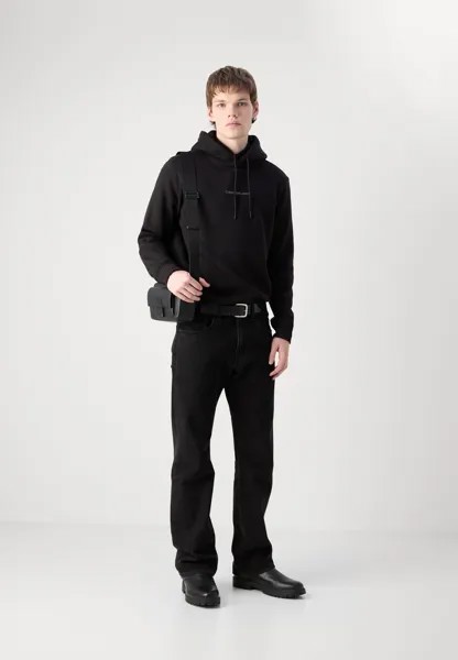 Джемпер с капюшоном MONOLOGO HOODIE Calvin Klein, черный