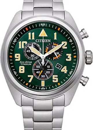 Японские наручные  мужские часы Citizen AT2480-81X. Коллекция Eco-Drive