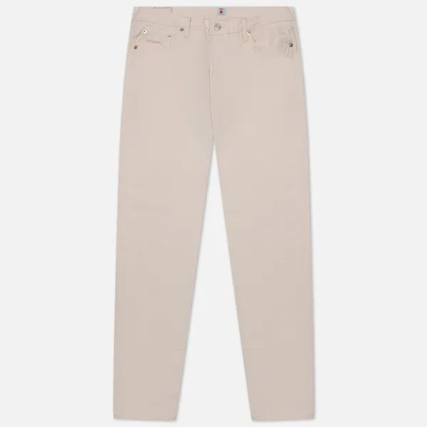 Мужские джинсы Edwin Regular Tapered Nihon Menpu Natural Red Selvage 13 Oz бежевый, 33/32