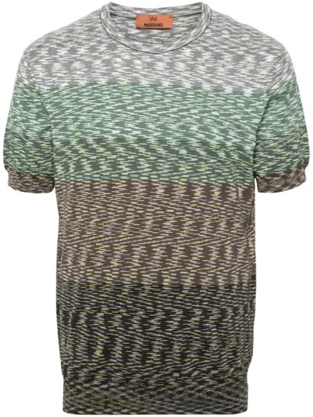 Missoni трикотажная футболка, зеленый