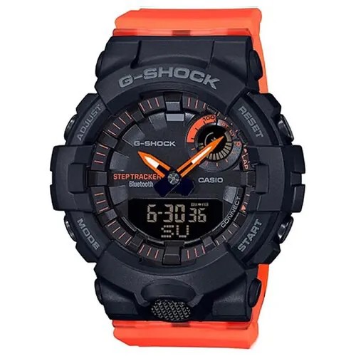 Наручные часы CASIO Casio GMA-B800SC-1A4, черный, оранжевый