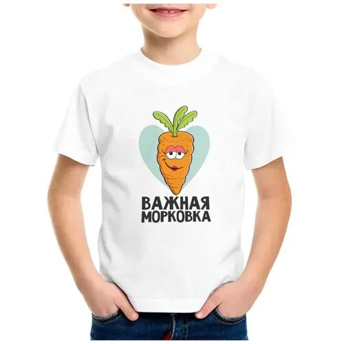 Футболка CoolPodarok, размер 36, белый
