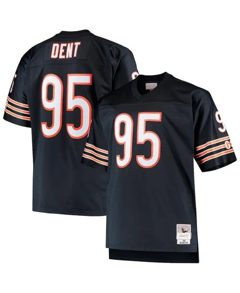 Мужская футболка richard dent navy chicago bears big and tall 1985 года, копия джерси для пенсионеров Mitchell & Ness, синий