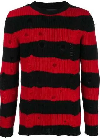 Overcome striped knit jumper