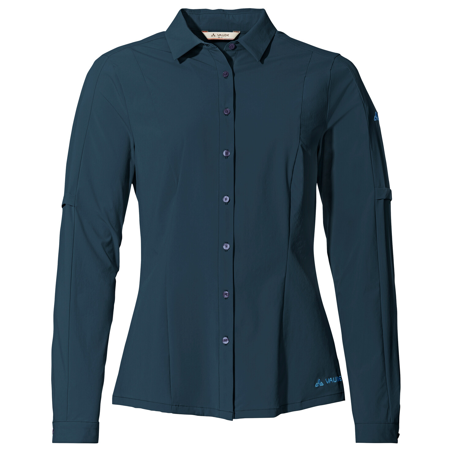 Блузка Vaude Women's Farley Stretch Shirt, цвет Dark Sea