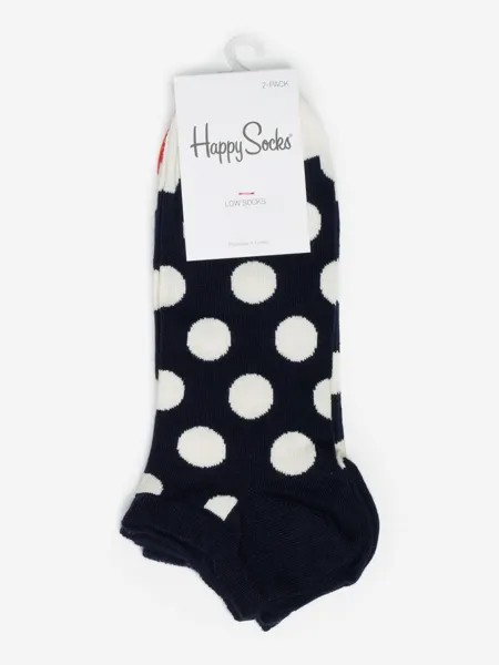 Носки с рисунками Happy Socks - Low 2 Pack, Черный