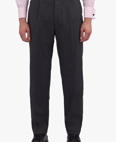 Шерстяные брюки Brooks Brothers, цвет Medium Grey