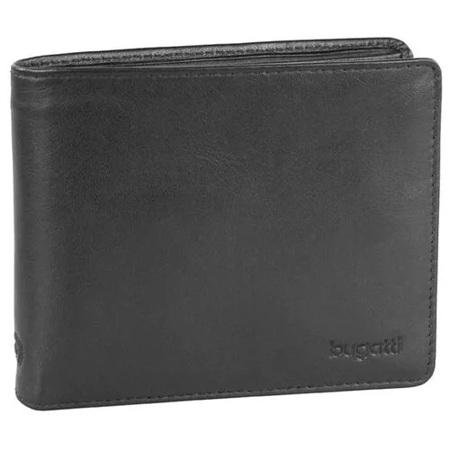 Портмоне Bugatti Primo 49108001, горизонтальное, черное