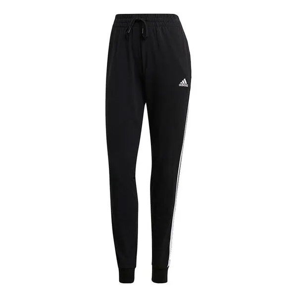 Штаны тренировочные необходимые 3 полоски штаны азиатские размеры Adidas, черный