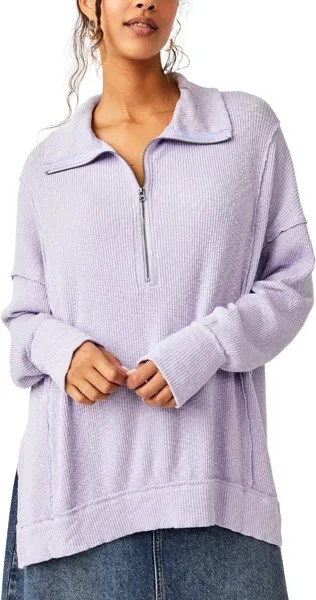 Толстовка Walk Away Tunic Free People, цвет Heavenly Lavender