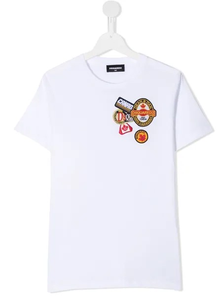 Dsquared2 Kids футболка с нашивкой-логотипом