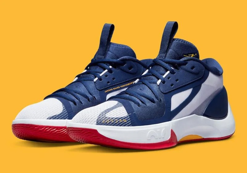 Туфли Nike Air Jordan Zoom Separate (мужской размер 11,5) синий белый золотой DH0249-471