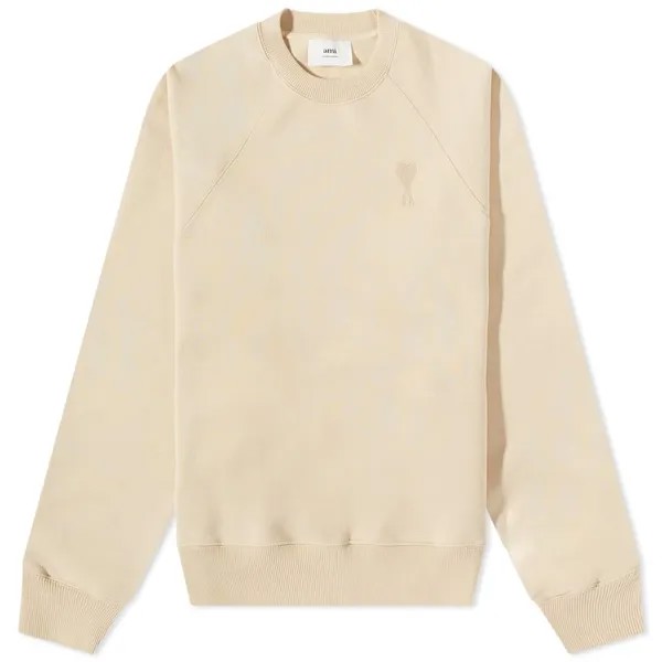 Толстовка AMI Tonal Small A Heart Crew Sweat