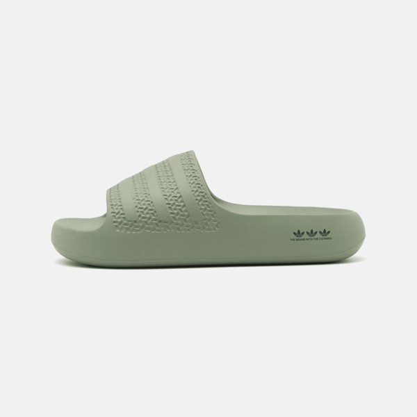 Шлепанцы для купания Adidas Originals Adilette Ayoon, серебристо-зеленый