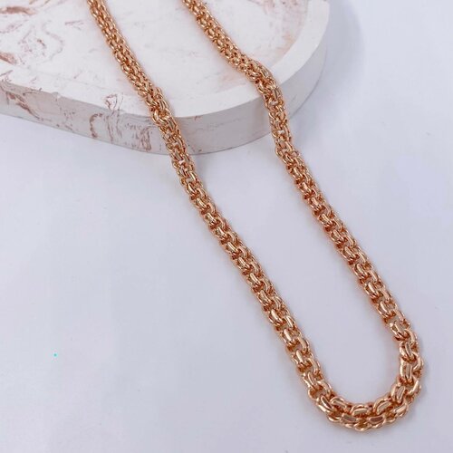 Цепь FJ Fallon Jewelry, бижутерный сплав, длина 60 см., золотой