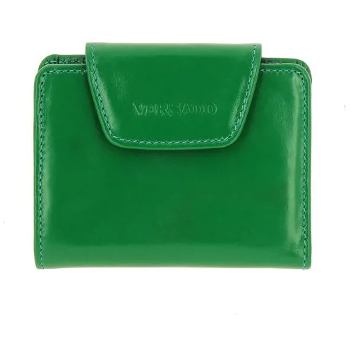Кошелек Versado 171 green, натуральная кожа, отделение для карт, зеленый