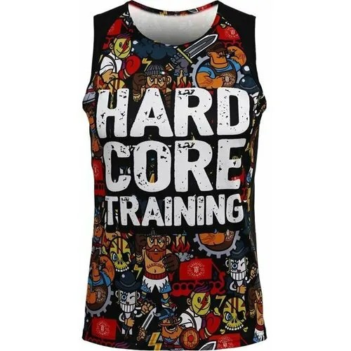Майка HARDCORE TRAINING, размер M, черный, красный