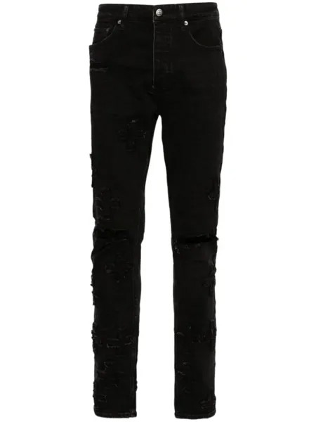 Ksubi узкие джинсы Chitch Kraftwork средней посадки, черный