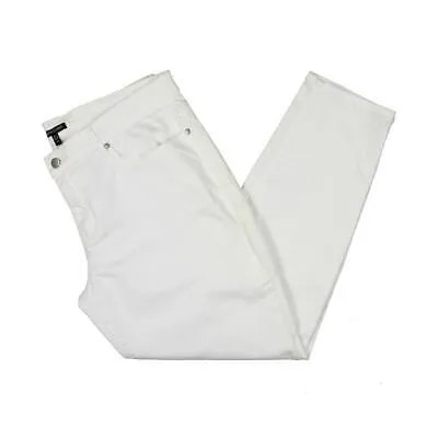 Женские белые повседневные узкие джинсы Eileen Fisher 2 BHFO 0023
