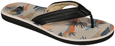 Сандалии с принтом Quiksilver Carver — черный/белый/синий — новинка