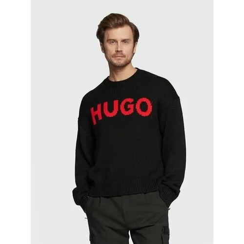 Свитер HUGO, размер XL, черный