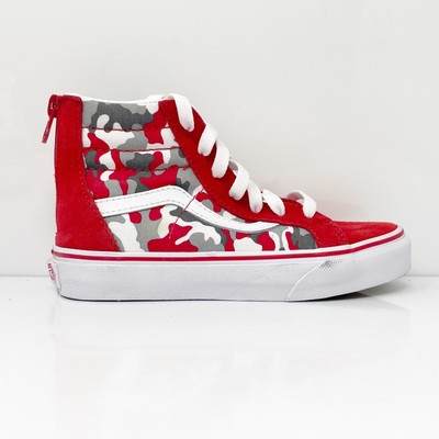 Vans Boys SK8 Hi 507698 Красные повседневные кроссовки, размер 1