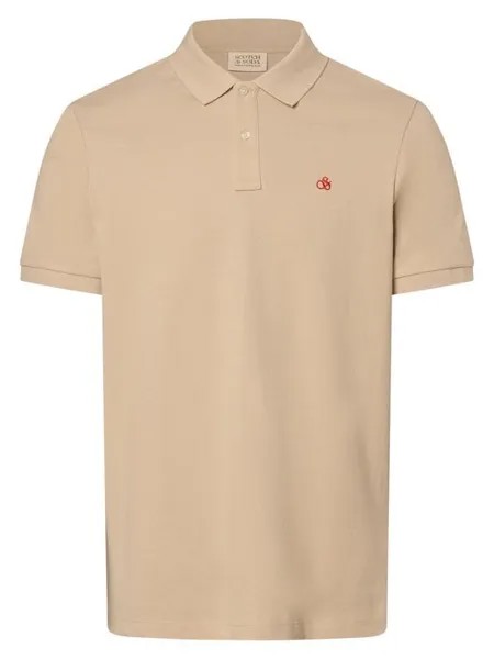 Рубашка поло Scotch & Soda, бежевый