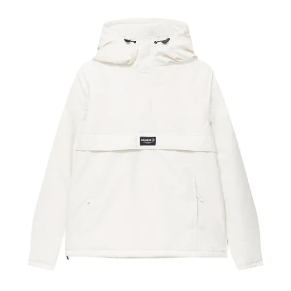 Куртка-анорак Pull&Bear Pouch Pocket, белый
