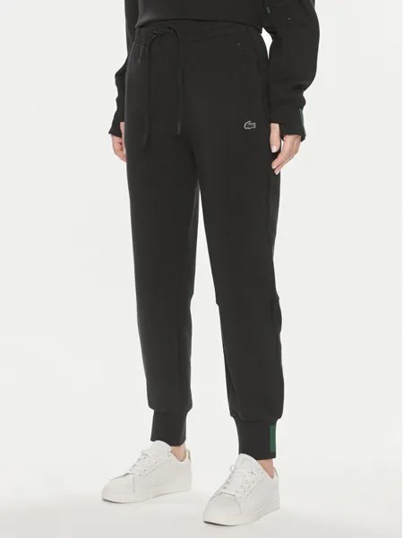 Спортивные брюки стандартного кроя Lacoste, черный