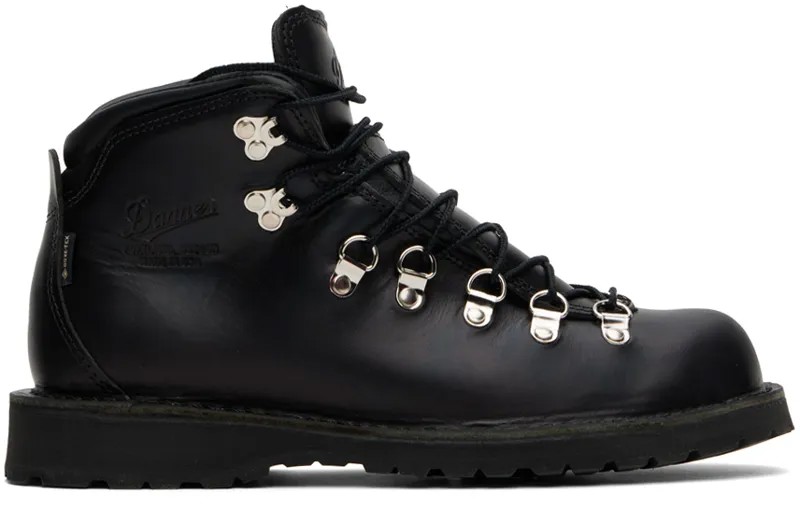 Черные сапоги горного перевала Danner, цвет Black glace