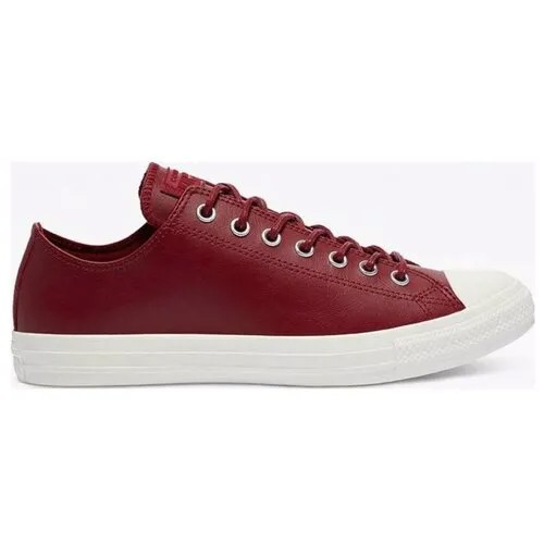 Кеды Converse Colour Leather Chuck Taylor All Star Low Top 170102 кожаные красные (37.5)