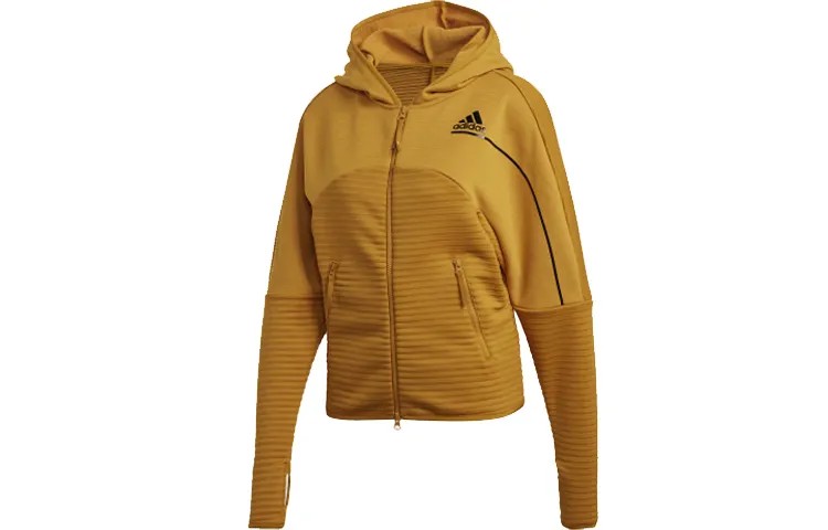Куртка женская золотая Adidas