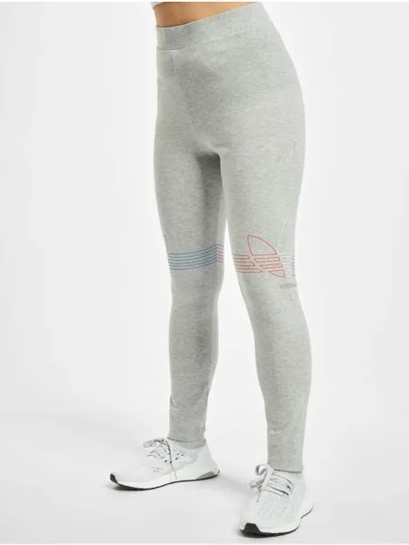 Леггинсы adidas, цвет medium grey heather