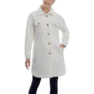 Женская легкая куртка-рубашка средней длины из букле BCBGeneration