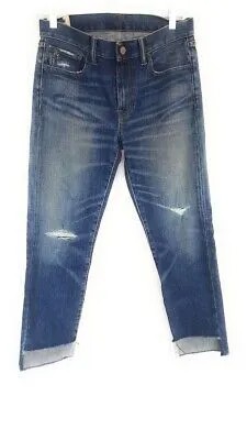 Женские укороченные брюки узкого кроя Polo Ralph Lauren, синие, 27 лет