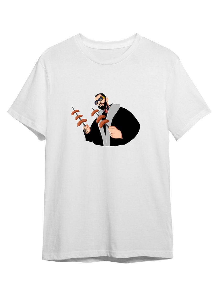 Футболка унисекс СувенирShop MiyaGi/Andy Panda/Hattori 3 белая 5XL