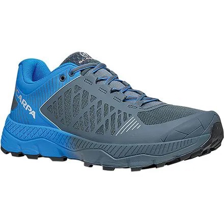 Беговые кроссовки Spin Ultra мужские Scarpa, цвет Iron Grey/Vivid Blue