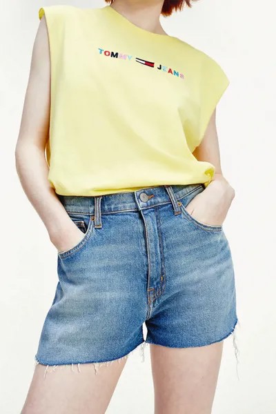 Джинсовые шорты женские Tommy Jeans DW0DW08218 разноцветные 44